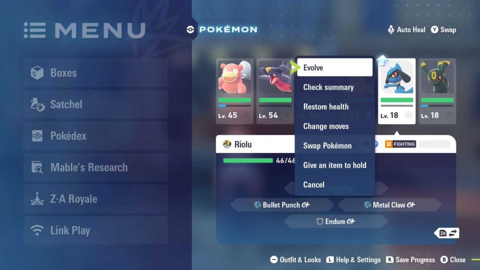 Evolving Riolu How to Get and Evolve Riolu in Pokémon Legends: Z-A