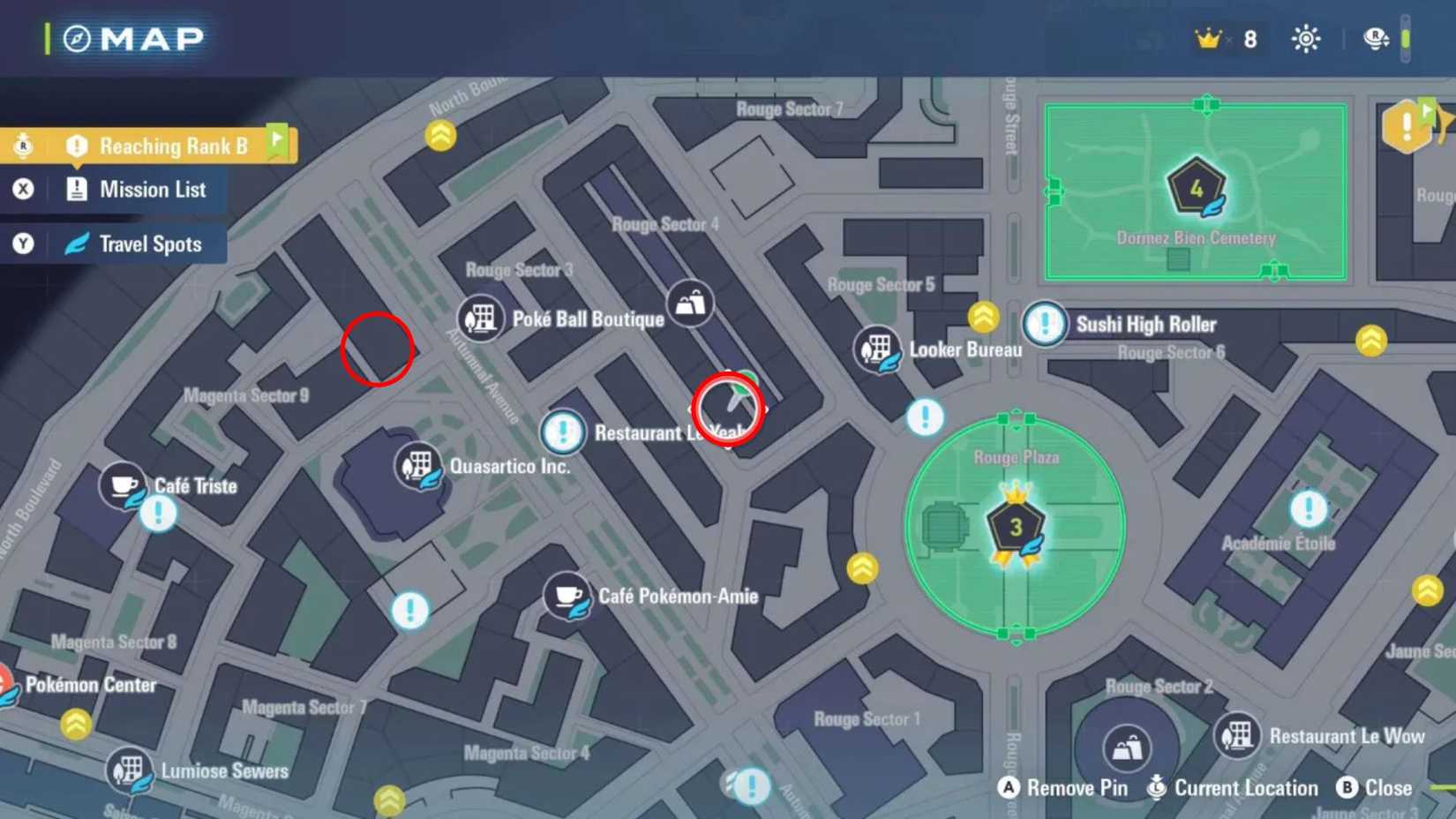 Pokemon Legends ZA Riolu map location