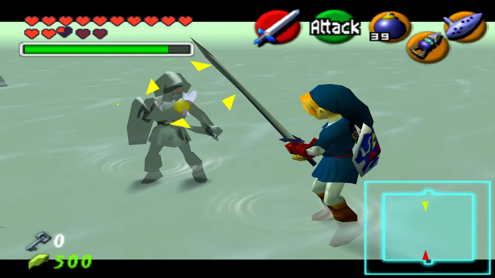 Legend of Zelda Ocarina of Time Dark Link