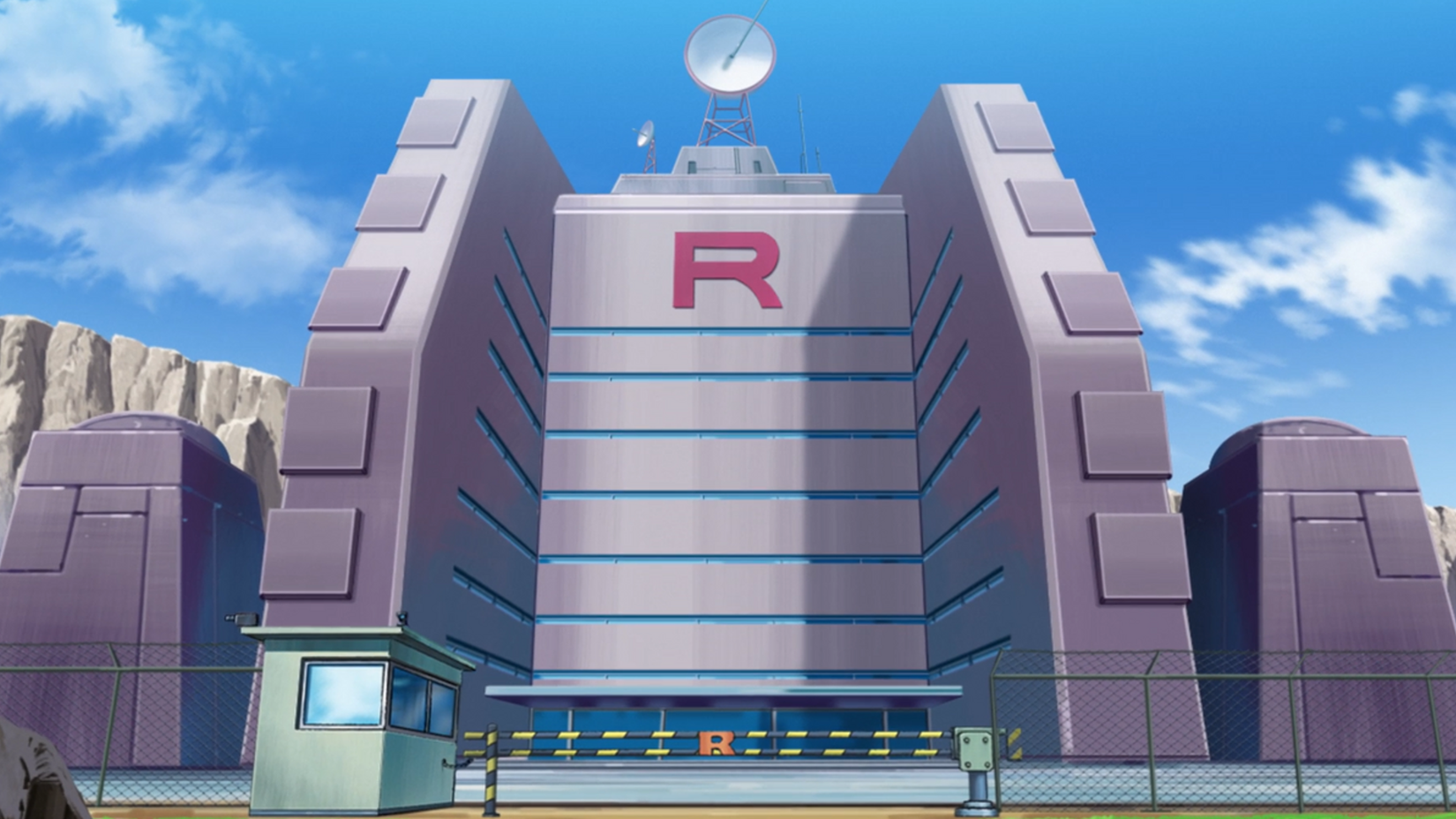 Team Rocket HQ in the Pokemon anime