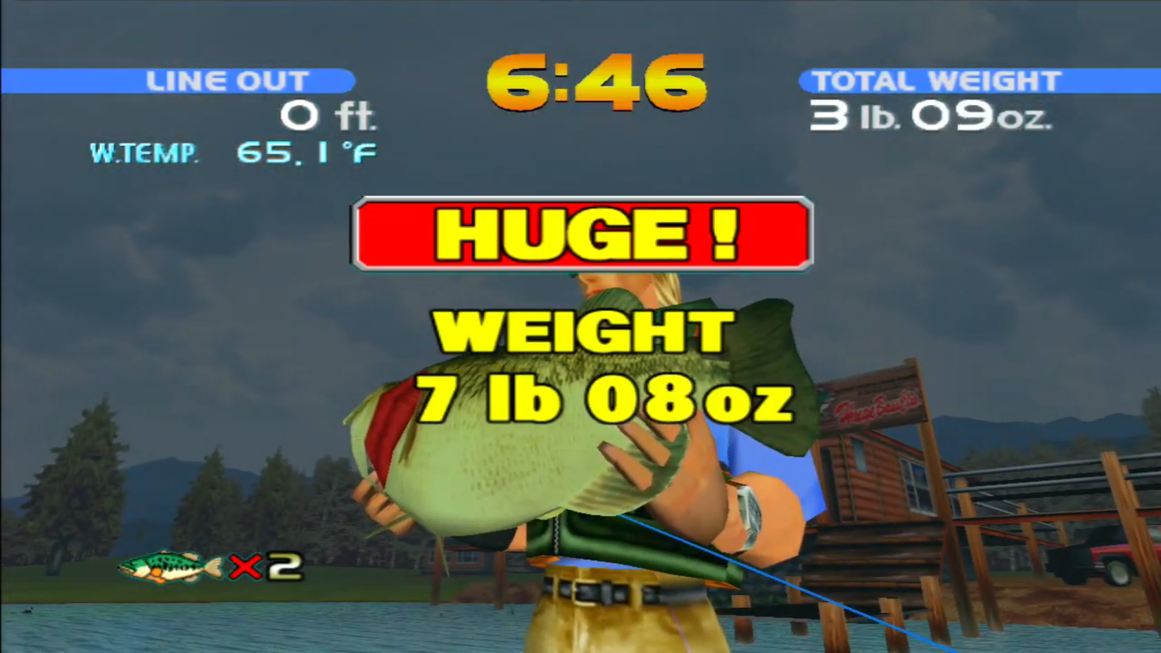 Sega Bass Fishing Gameplay