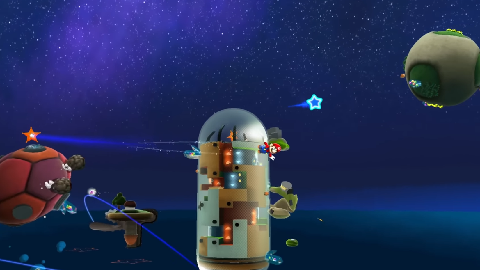 super mario galaxy flying