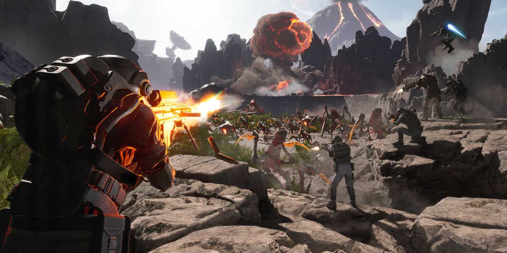 Starship Troopers Extermination Interview - Co-op Gameplay