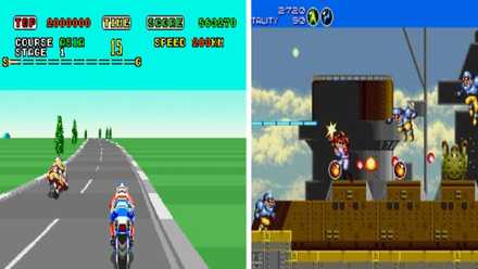 Super Hang-On And Gunstar Heroes Split Image