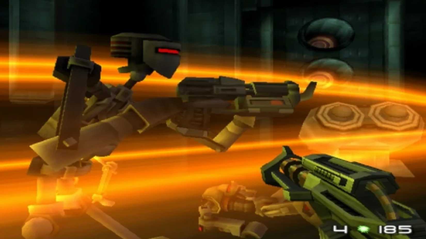 TimeSplitters 2 Robot Firing Gun