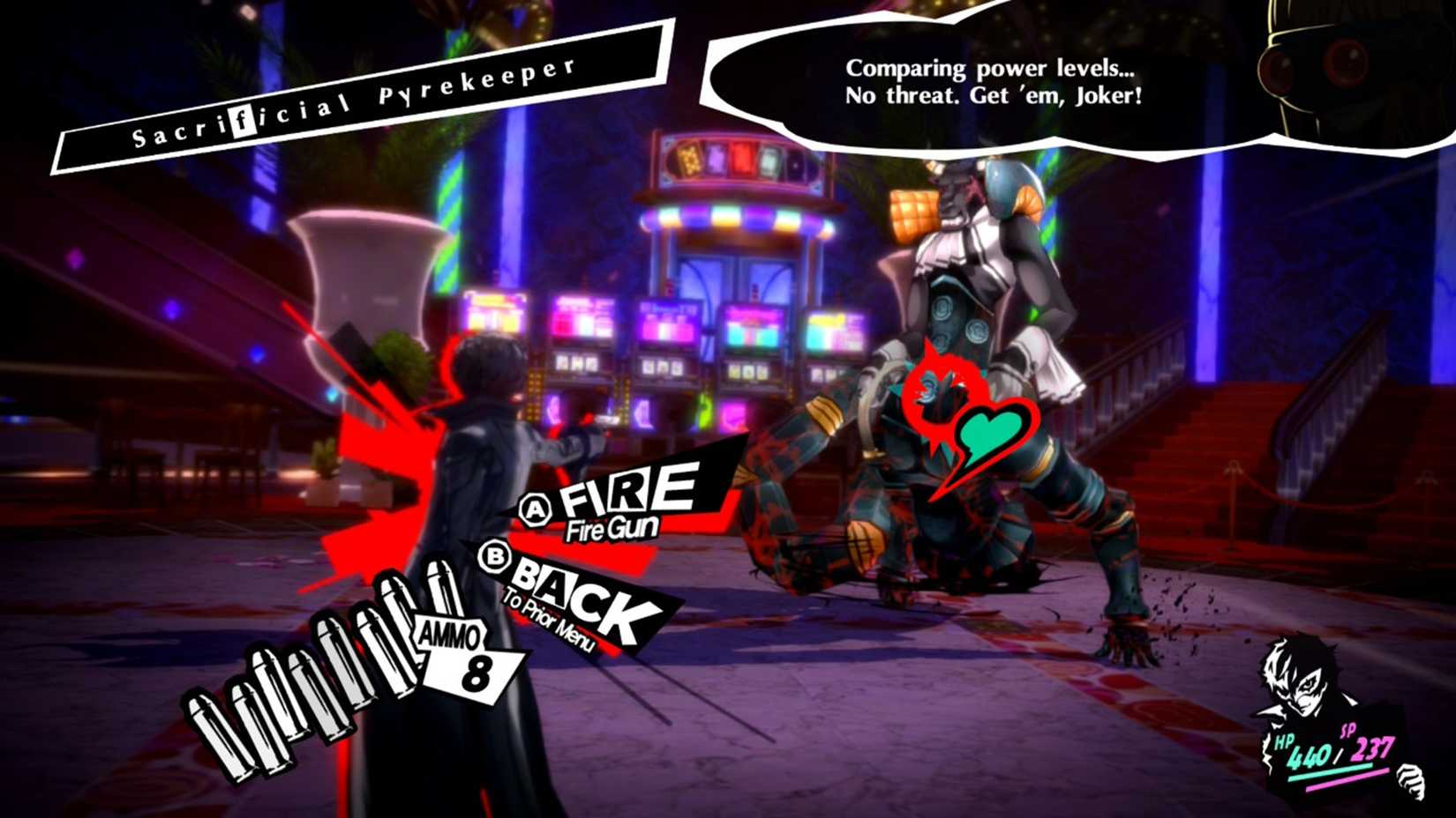 combat in p5r