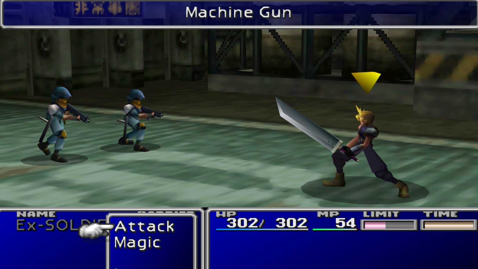 combat from ff7