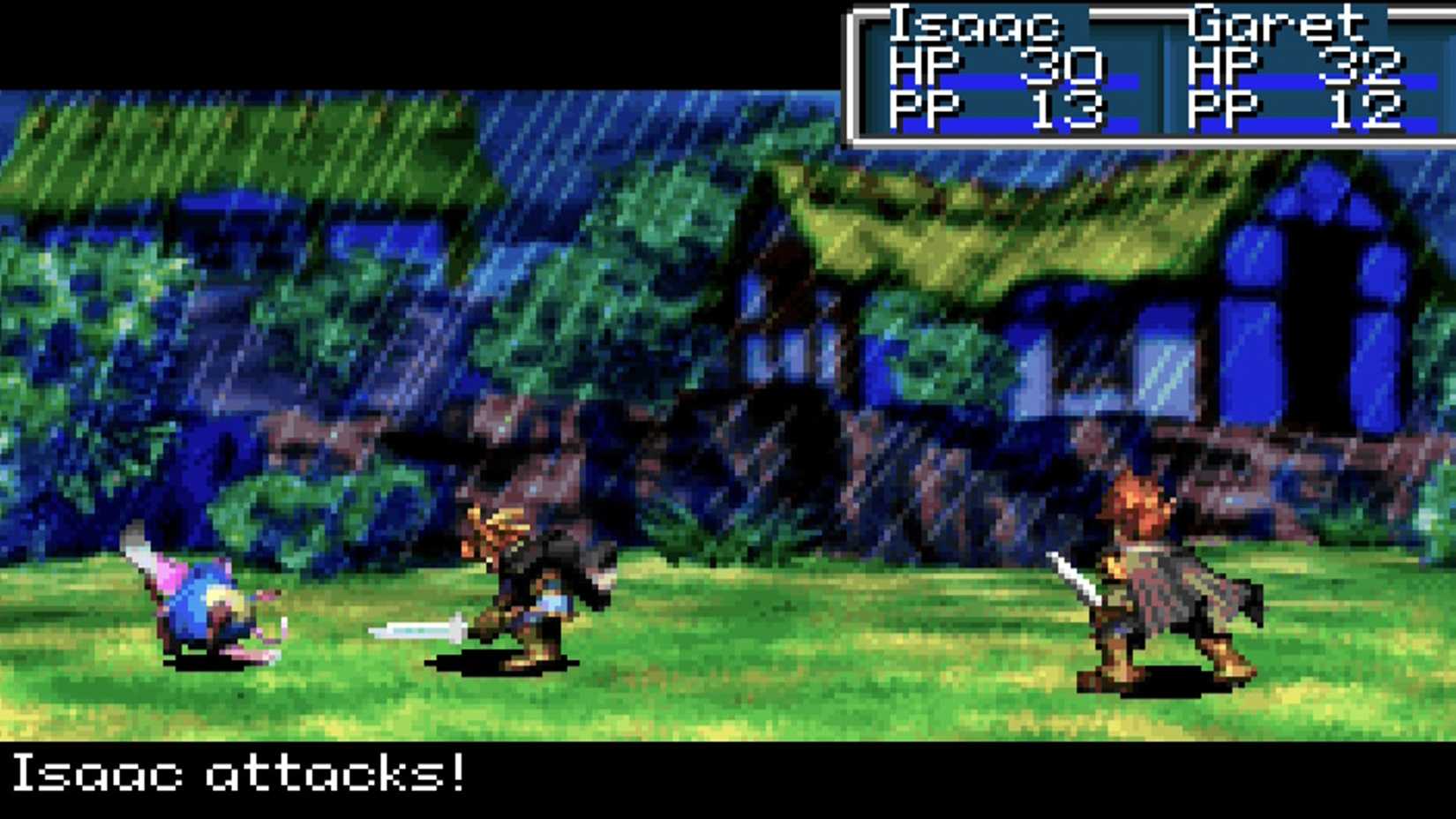 battle scene from golden sun