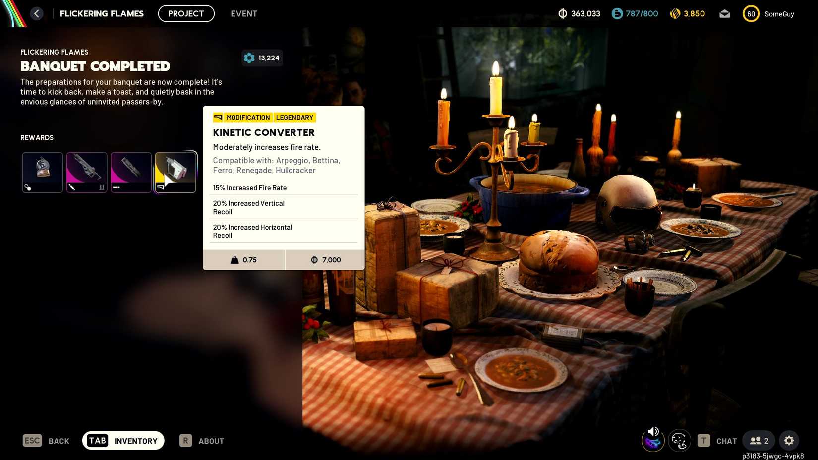 Arc Raiders Flickering Flames Completed