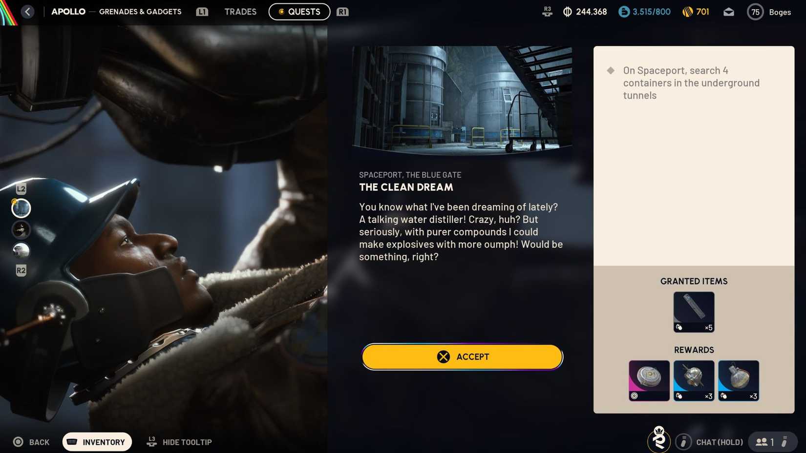 Clean Dream Quest Rewards ARC Raiders