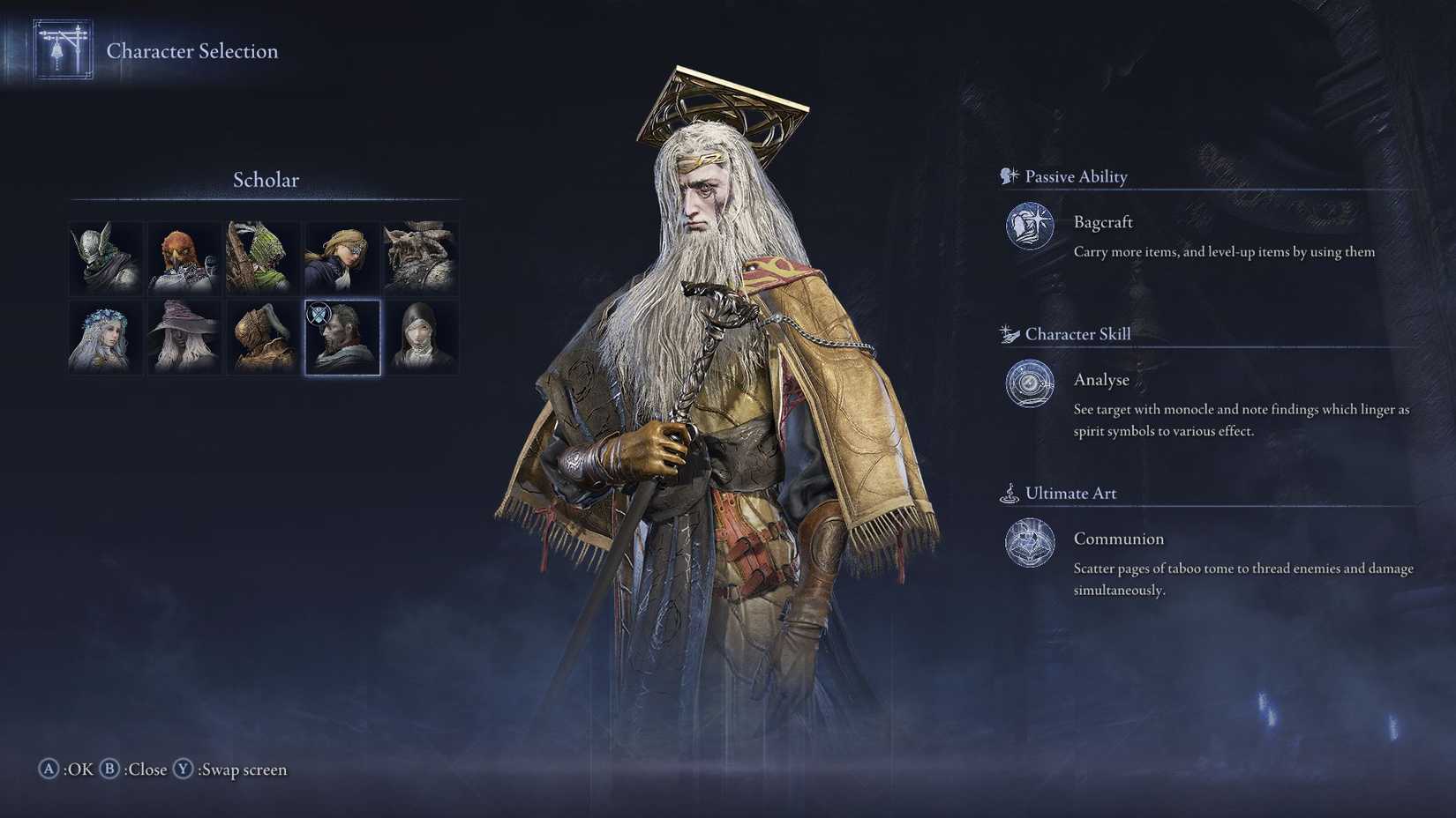 Elden Ring Night Rain Scholar Selection