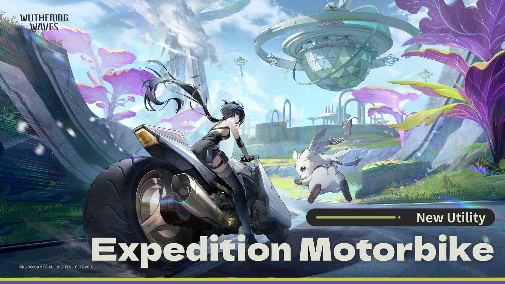 Expedition Motorbike Key Art Wuthering Waves
