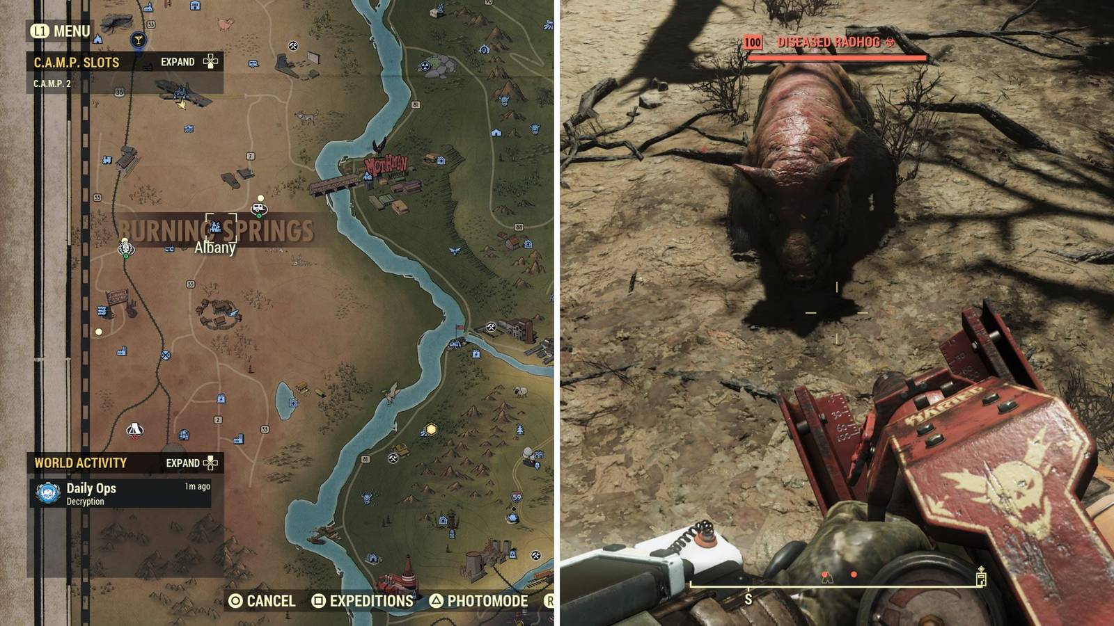 Where to Find Radhogs in Fallout 76