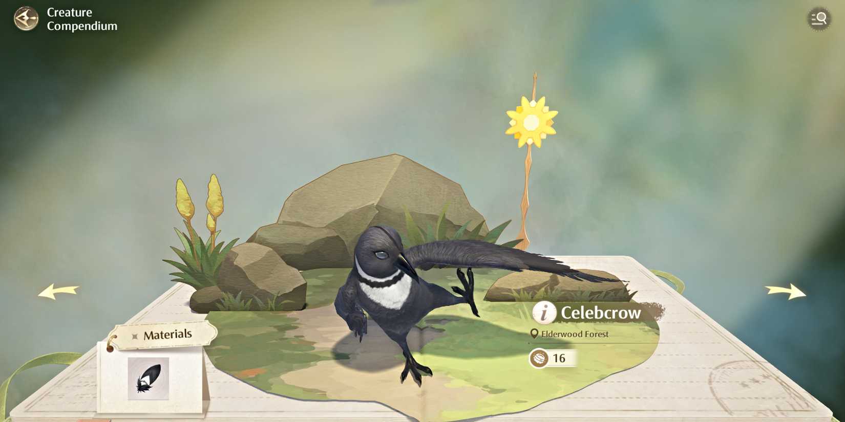 infinity-nikki-celebcrow-compendium-entry