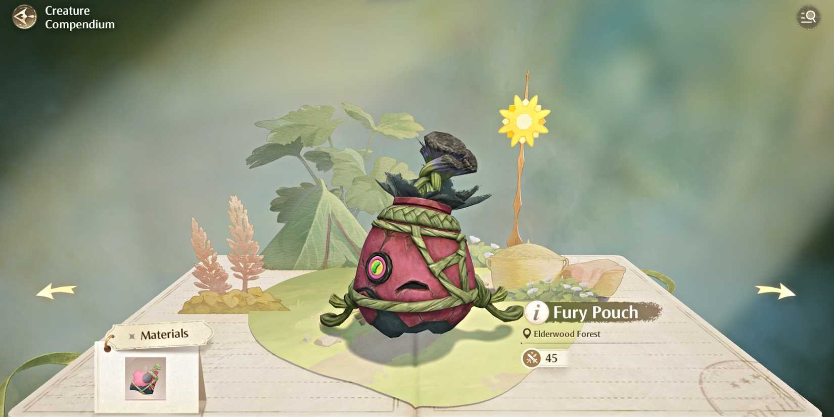Infinity Nikki Fury Pouch Compendium
