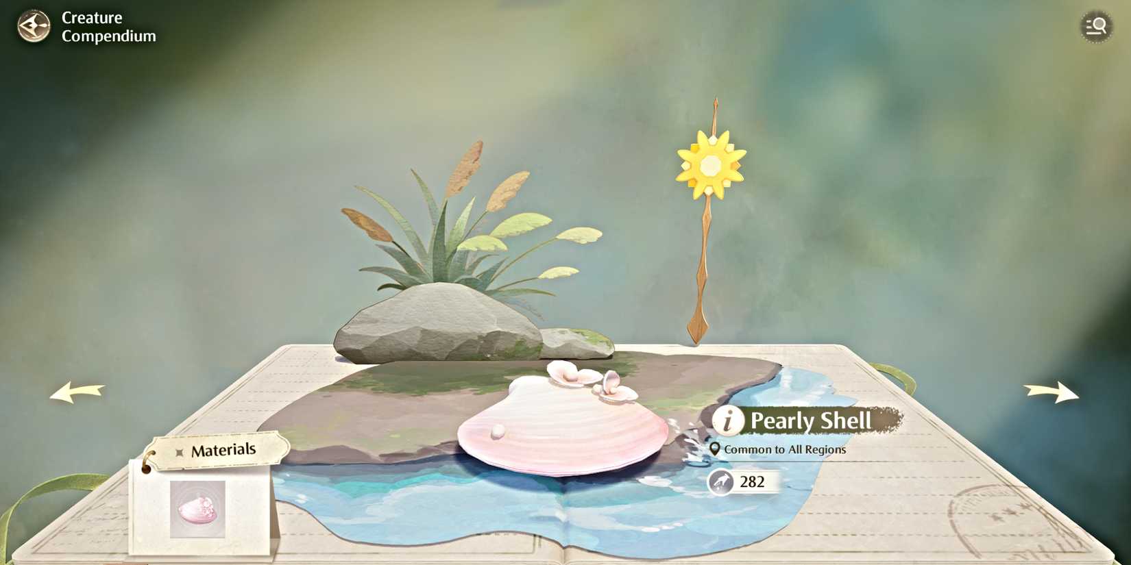 infinity-nikki-pearly-shell-compendium-entry