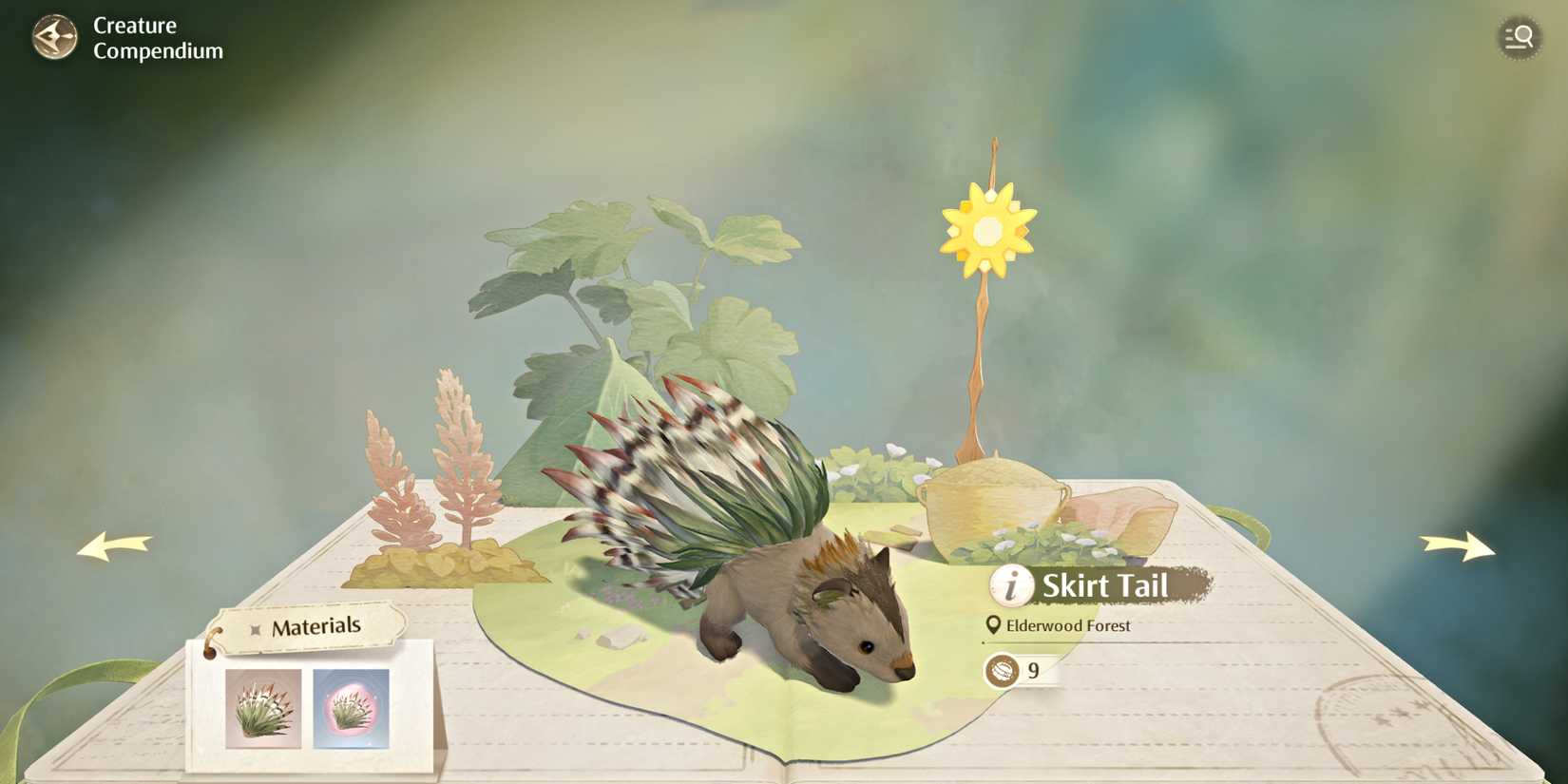 Infinity-Nikki-Skirt-Tail-compendium-entry