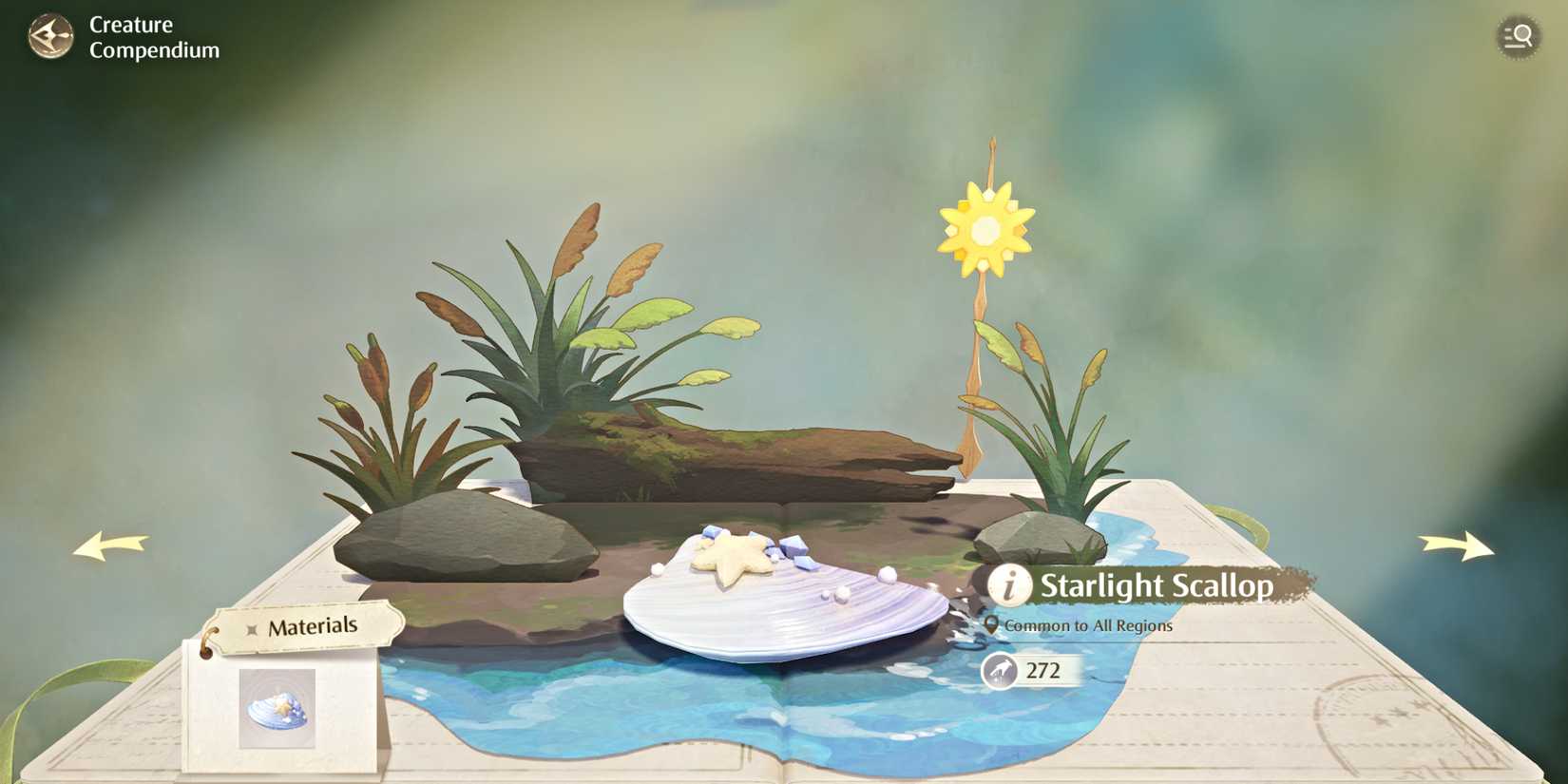 infinity-nikki-starlight-scallop-compendium-entry