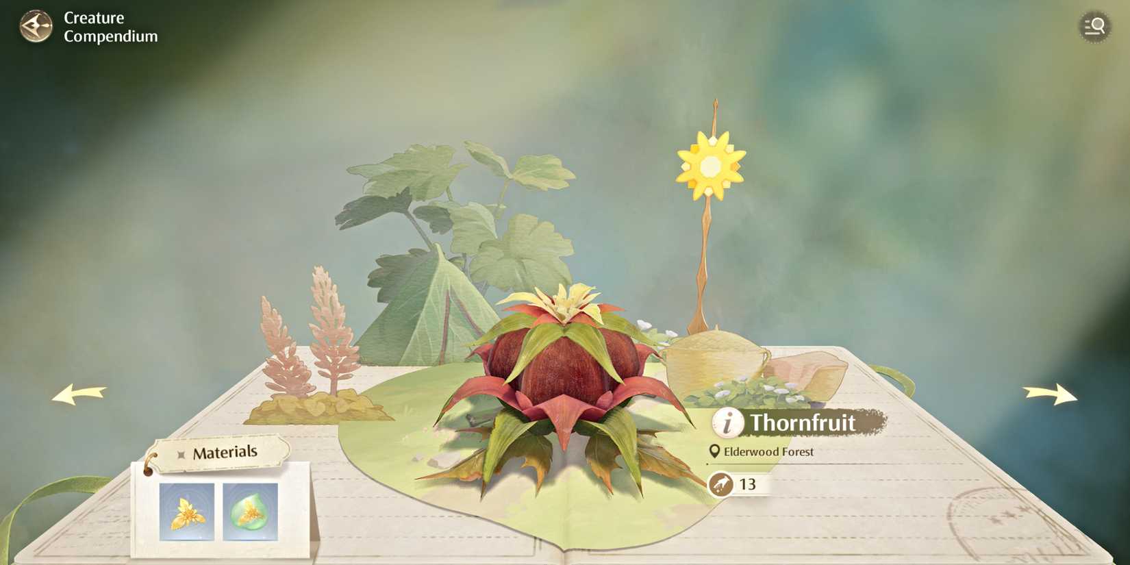 infinity-nikki-thornfruit-compendium