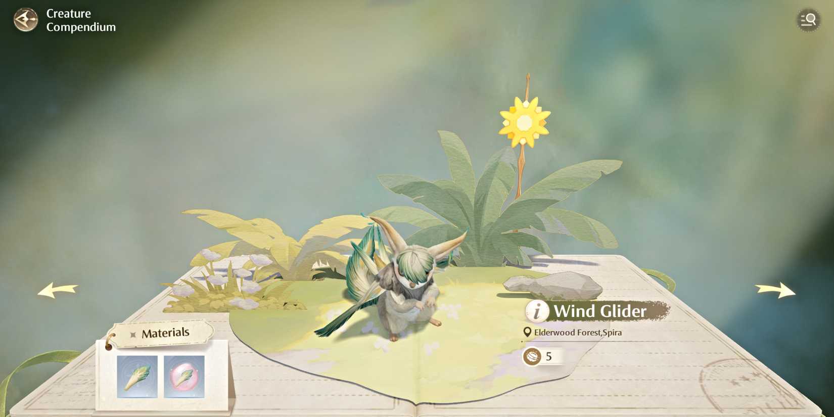 infinity-nikki-wind-glider-compendium-entry
