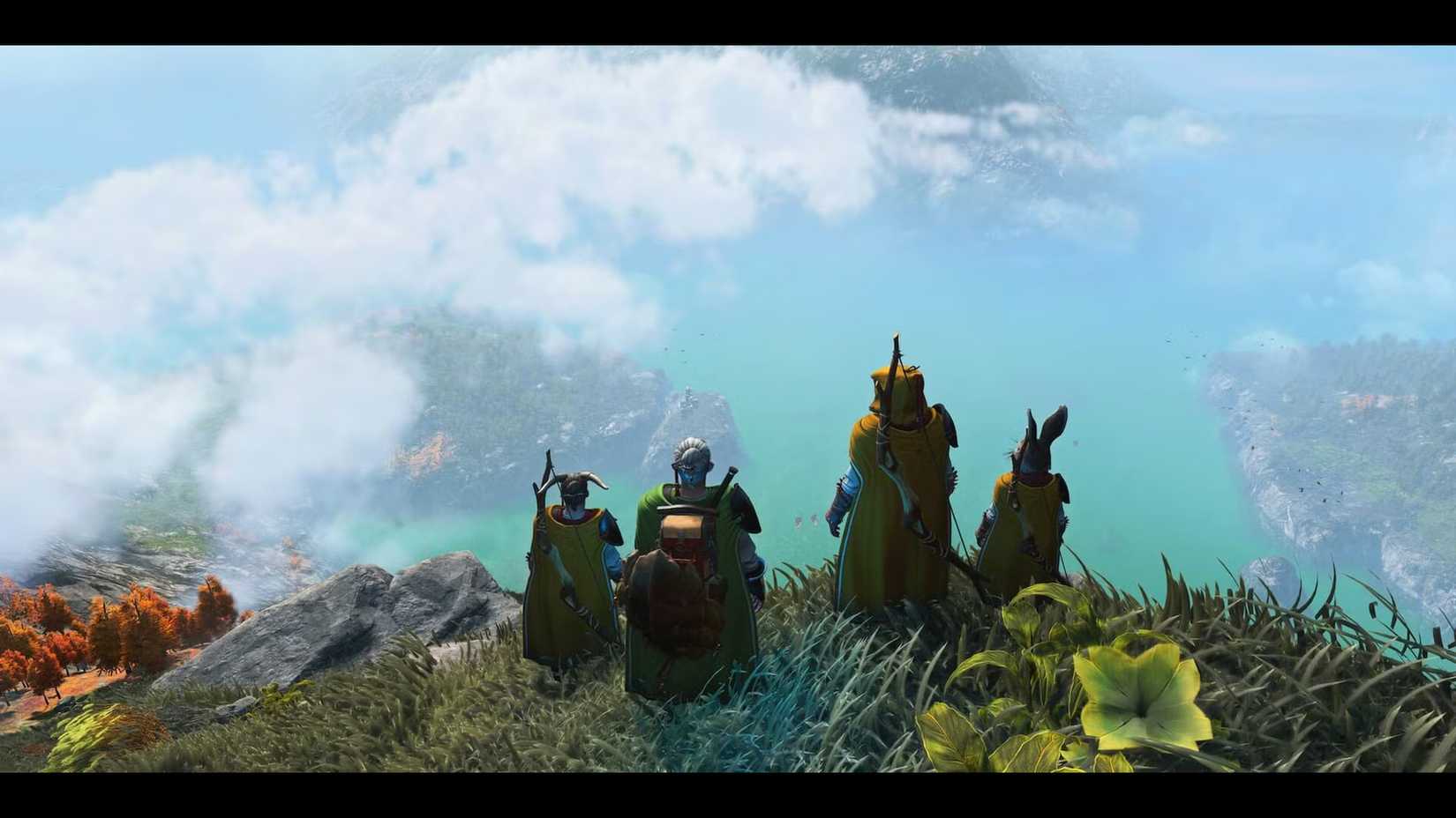 Looking Down Off a Mountain in Light No Fire (1)