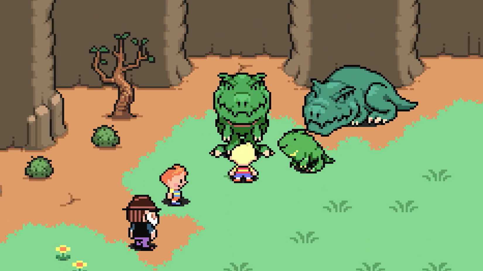 a cutscene from mother 3