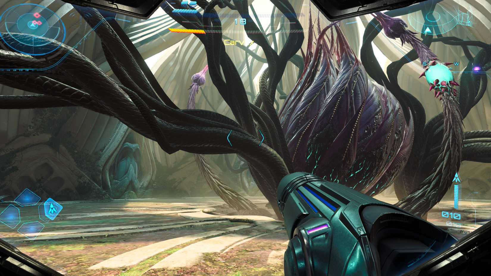Metroid Prime 4 Carvex roots