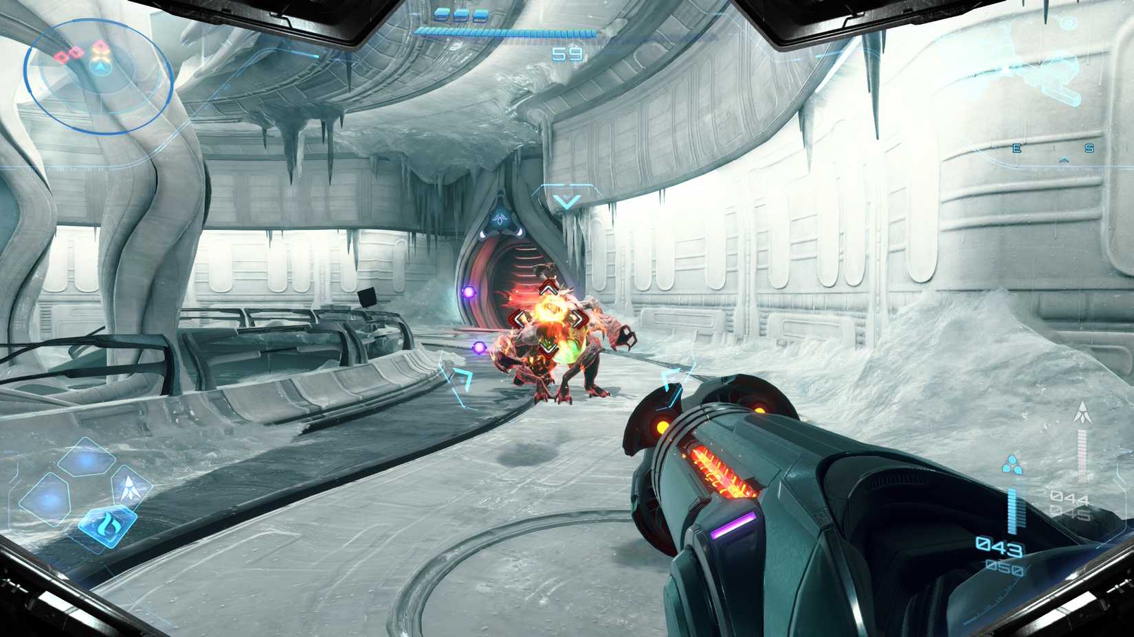 Metroid Prime 4 fighting inside