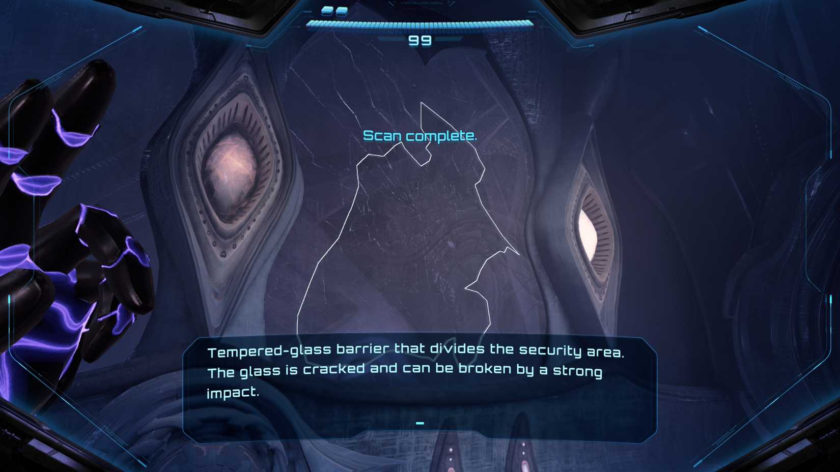 metroid prime 4 shoot glass open