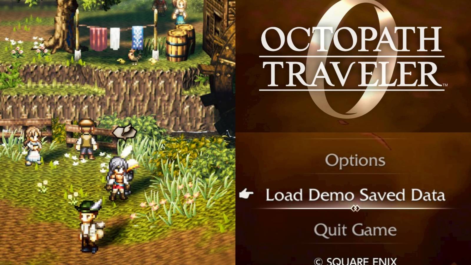 How To Transfer Data From The Demo In Octopath Traveler 0