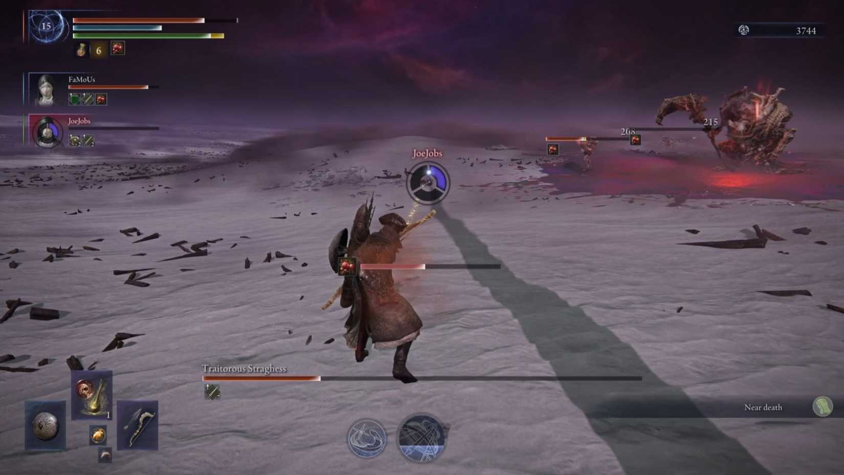 Nightreign Reviving teammate during Dreglord fight