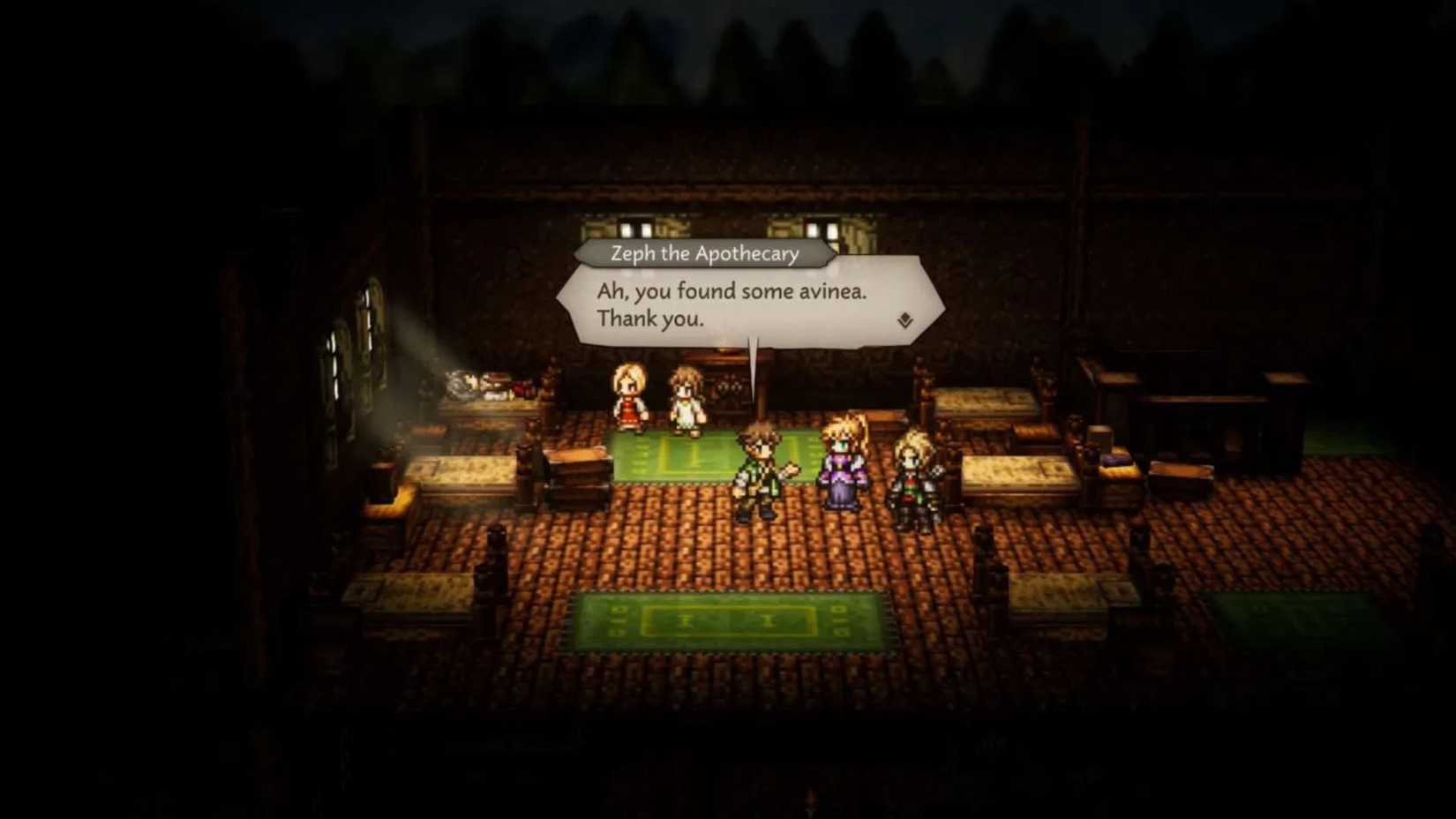 Octopath Traveler 0 Avinea Jasper Statement