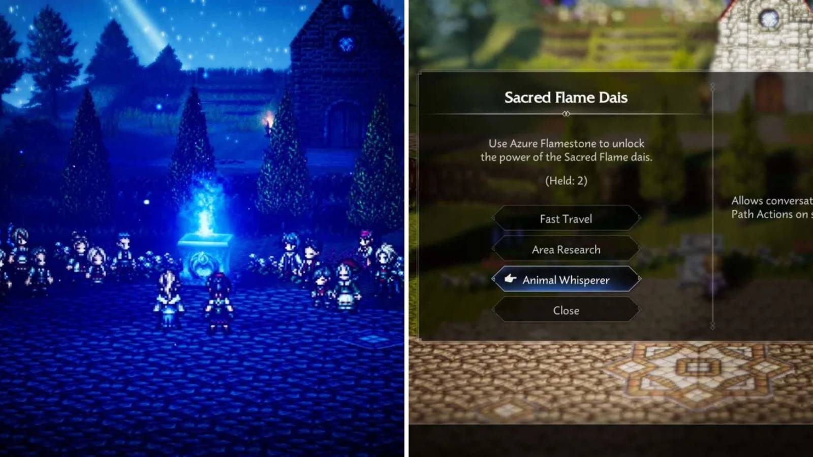 All Azure Flamestone Locations in Octopath Traveler 0