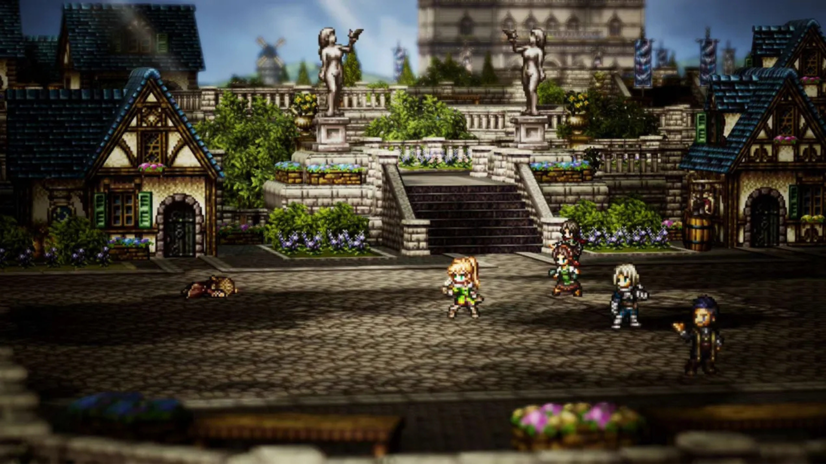 Octopath Traveler 0 Battle Finished