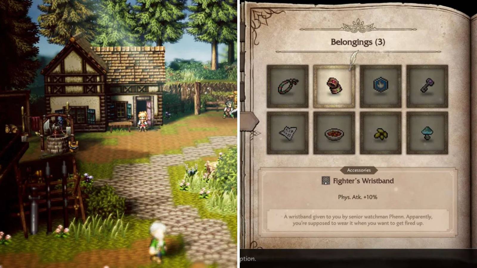 Best Belongings to Start With in Octopath Traveler 0