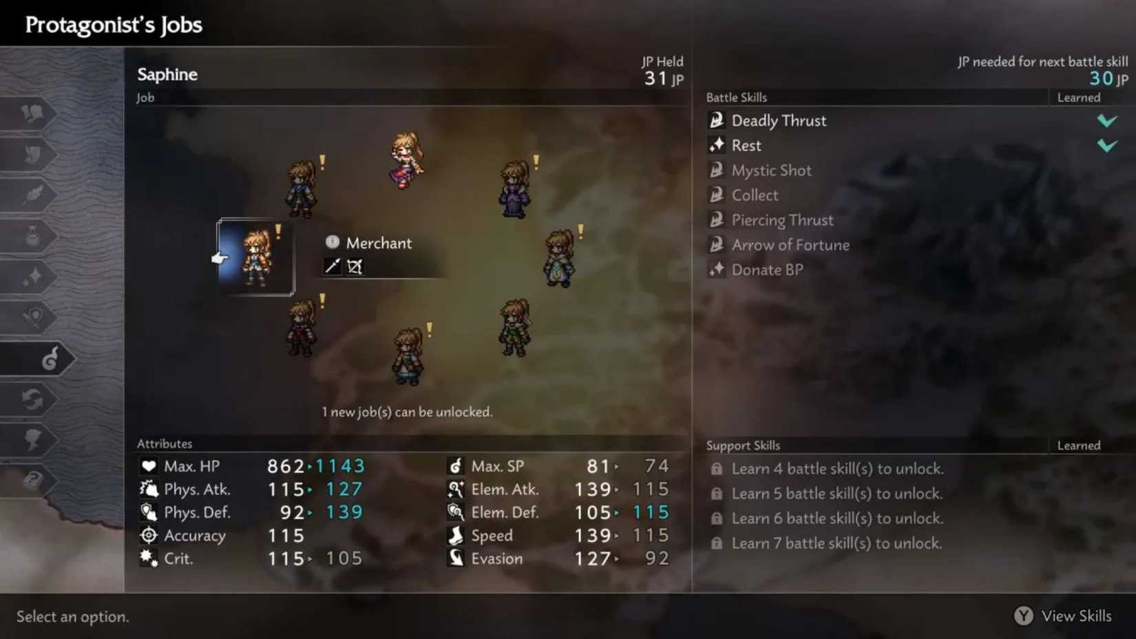 Octopath Traveler 0 Best Starting Classes Merchant