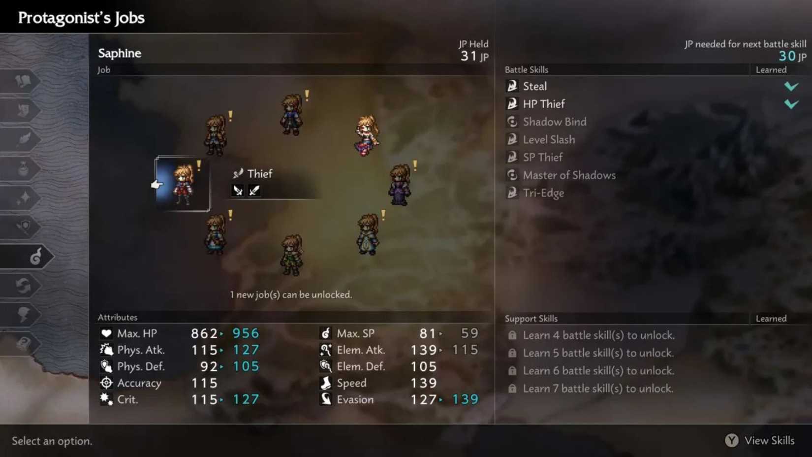 Octopath Traveler 0 Best Starting Classes Thief