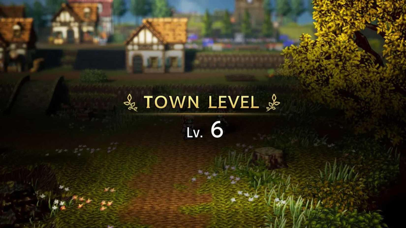 Octopath Traveler 0 Blue Chests Town Level Screen