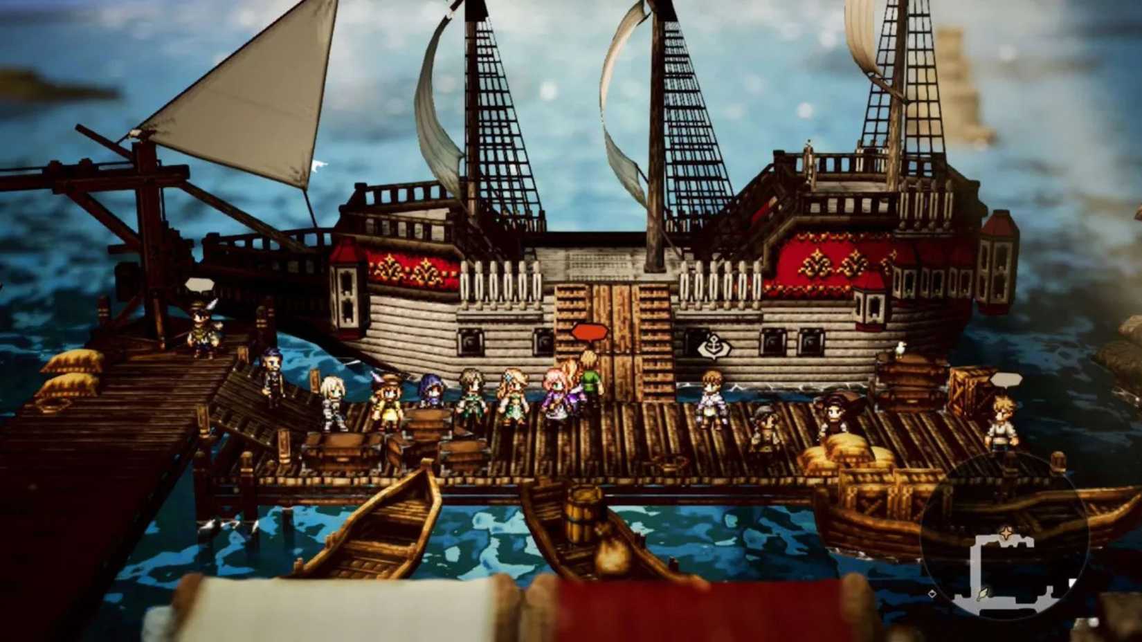 Octopath Traveler 0 Queen Orsa Location Dock