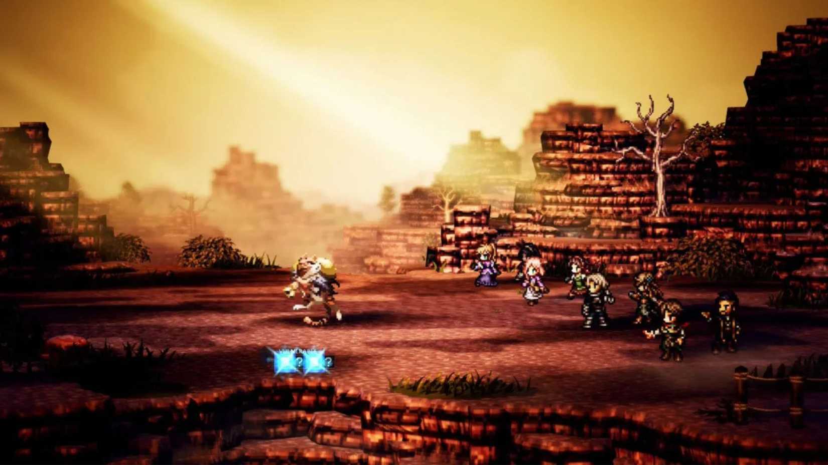 Octopath Traveler 0 Rare Monsters Cait In Dessert