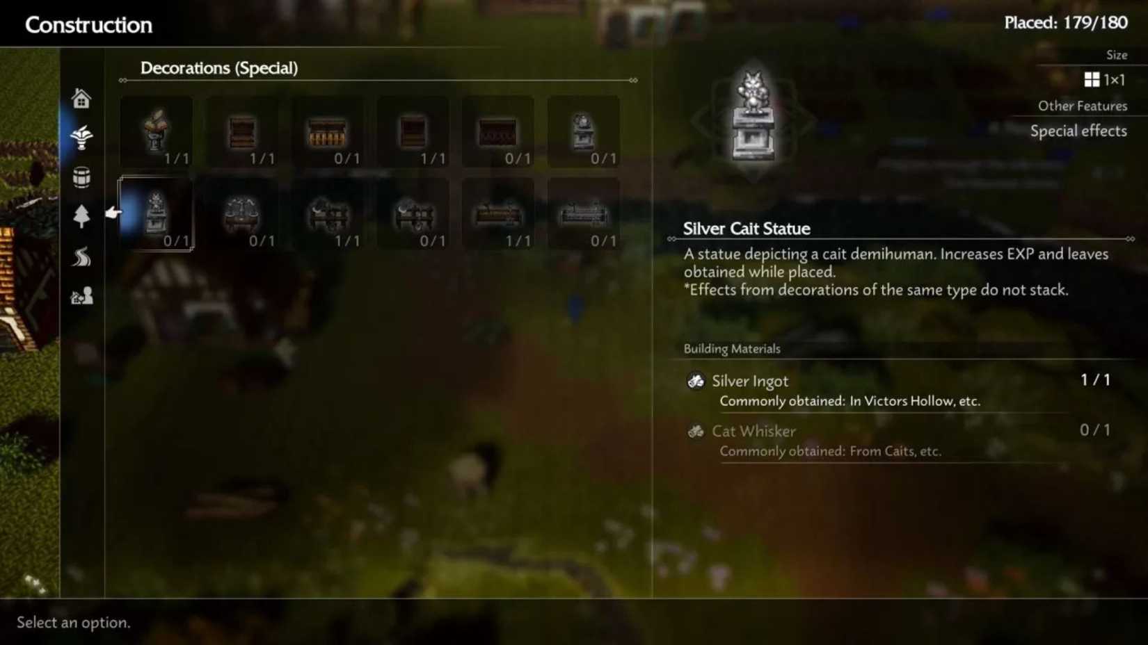 Octopath Traveler 0 Silver Ingots Decorations