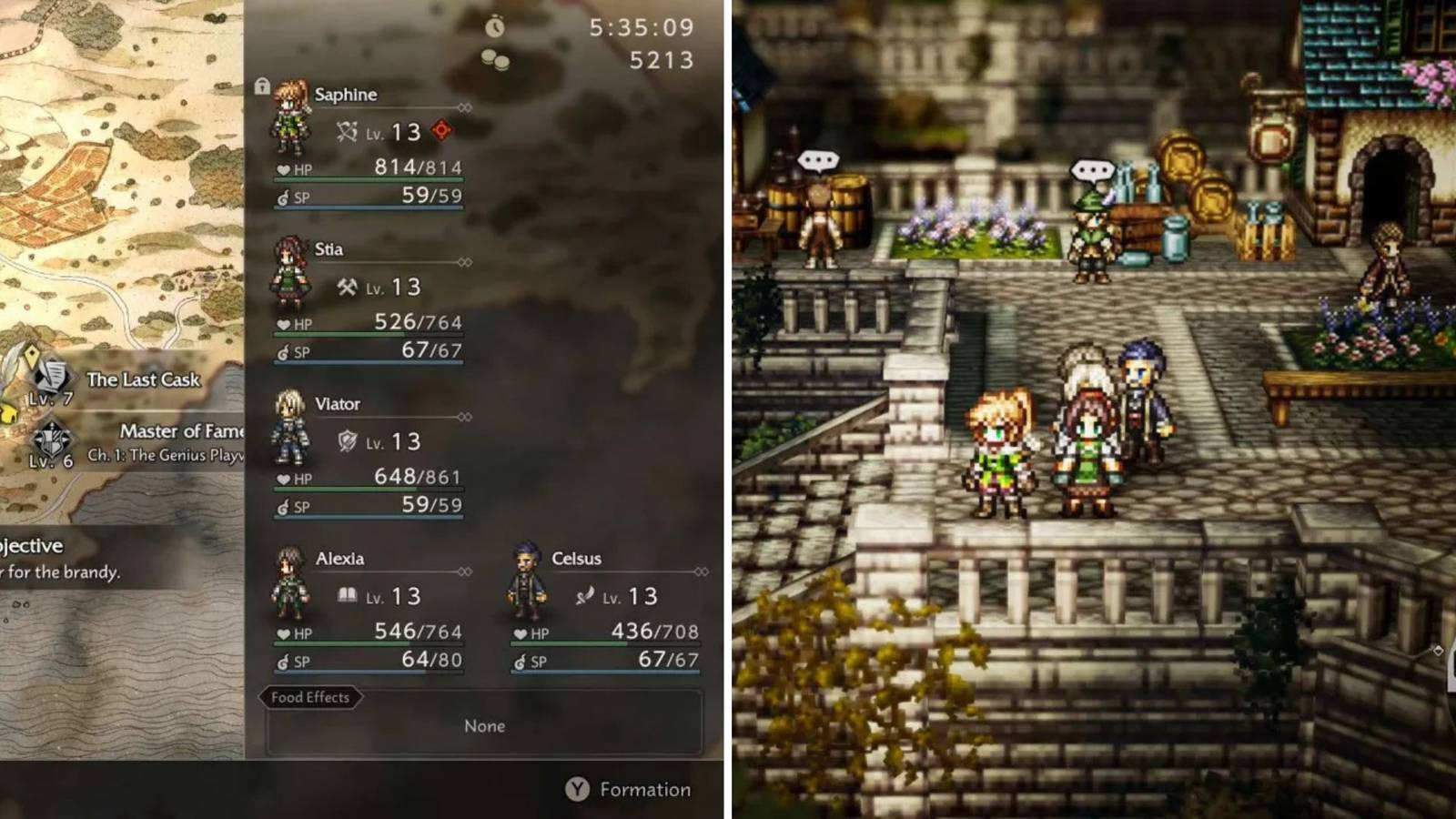 How to Attack From the Back Row in Octopath Traveler 0