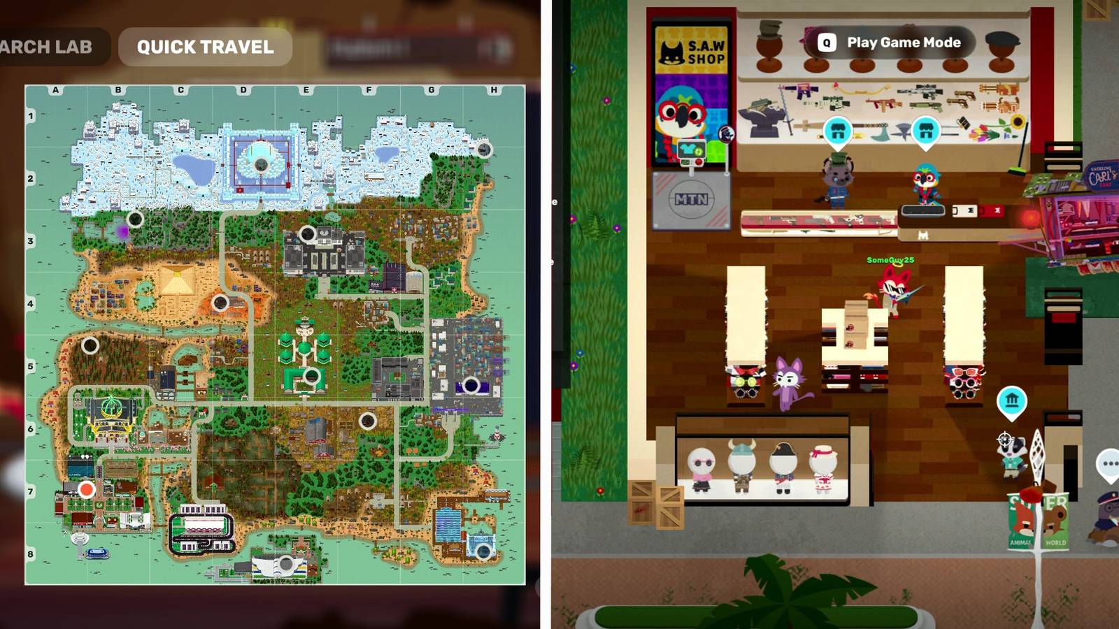 Super Animal Royale: All Mole Transportation Network Locations Guide