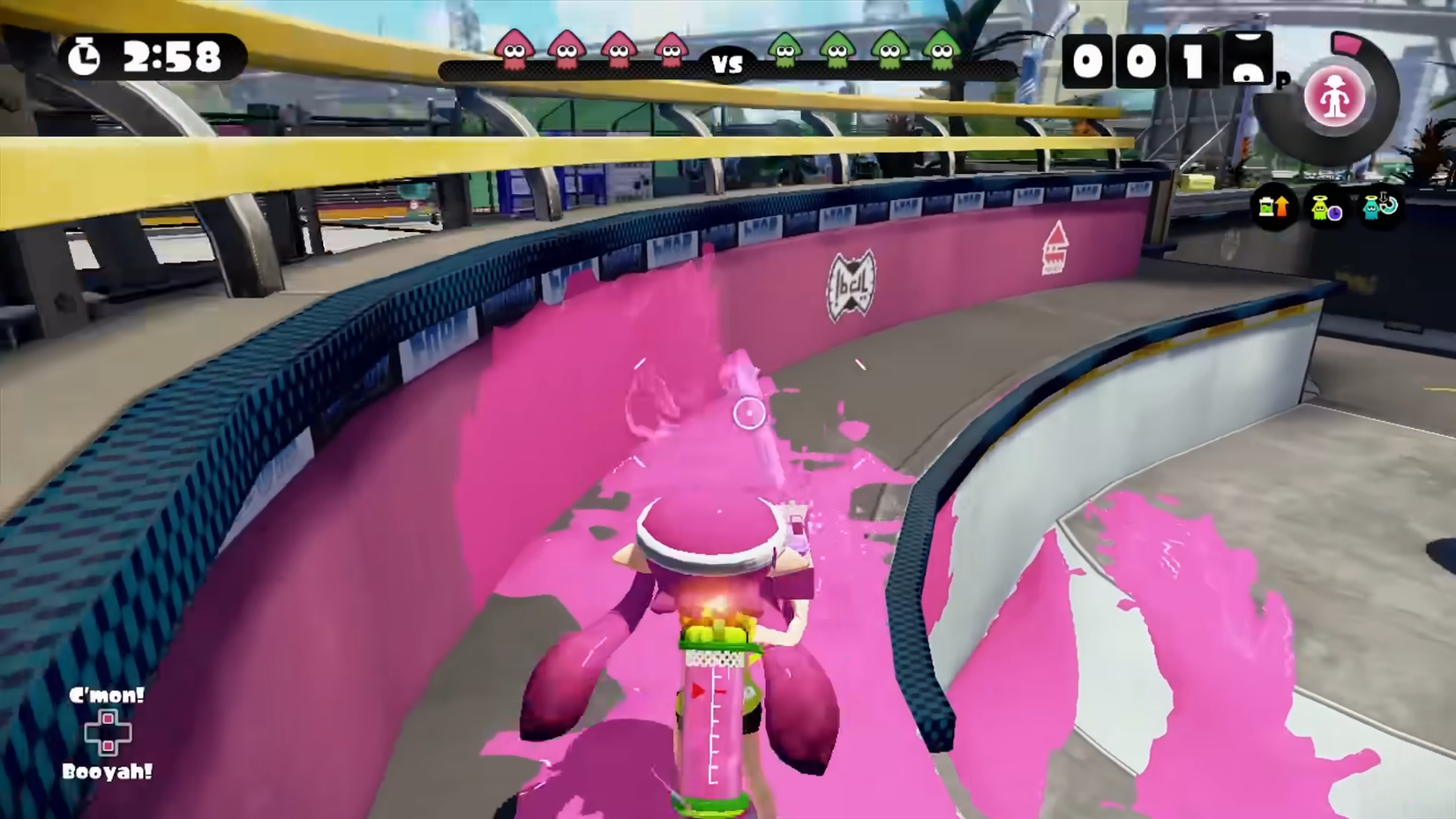 Splatoon gameplay