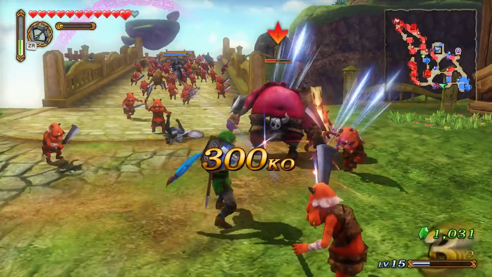 Hyrule Warriors gameplay