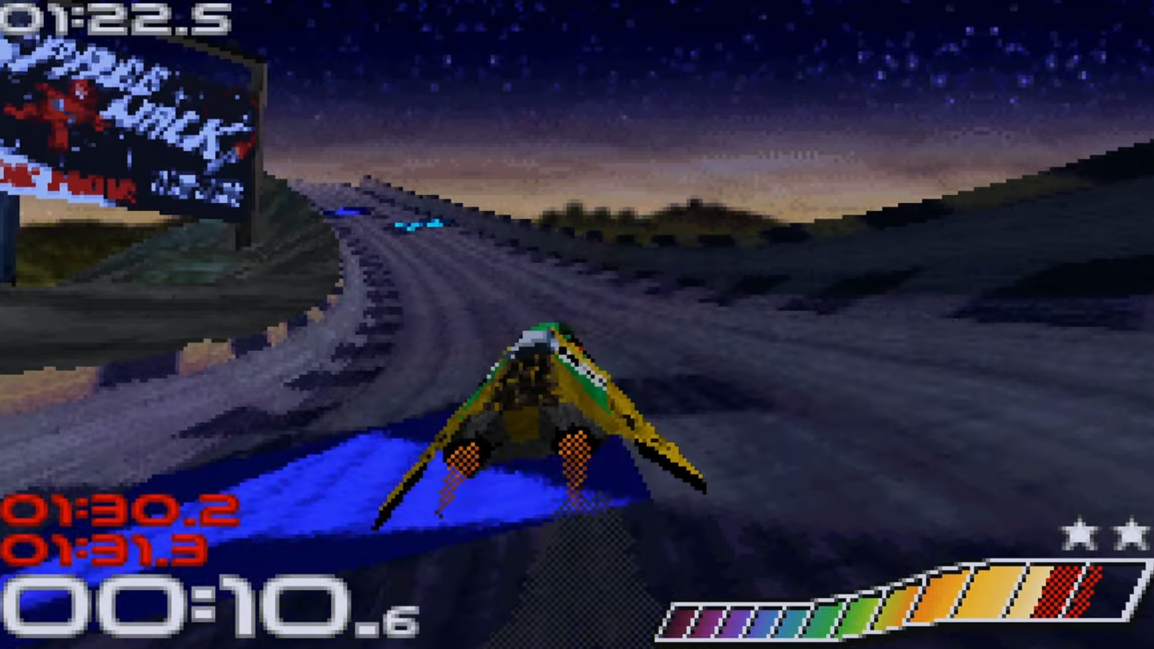 Wipeout Sega Saturn gameplay