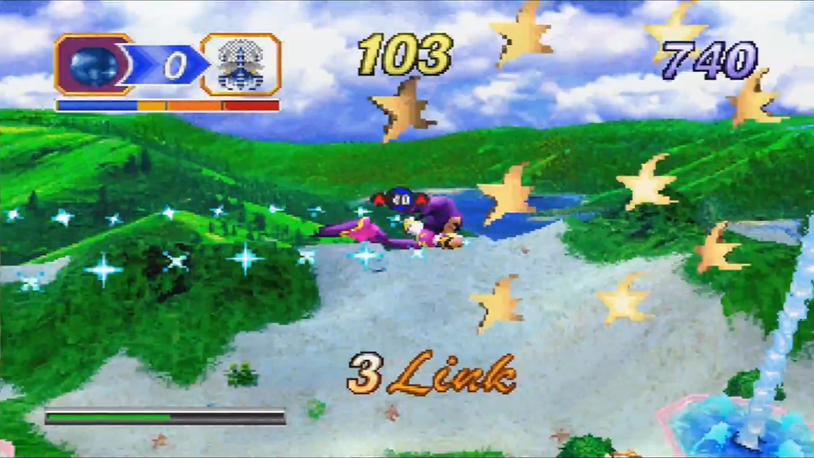 NiGHTS into Dreams gameplay