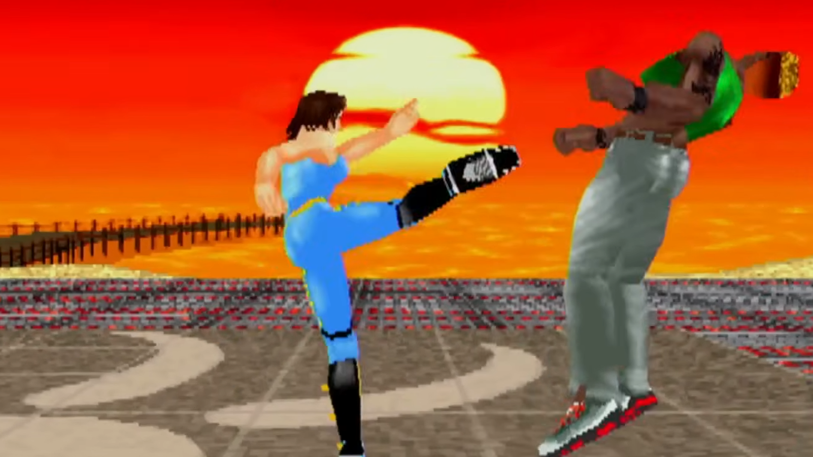 Dead or Alive Sega Saturn gameplay