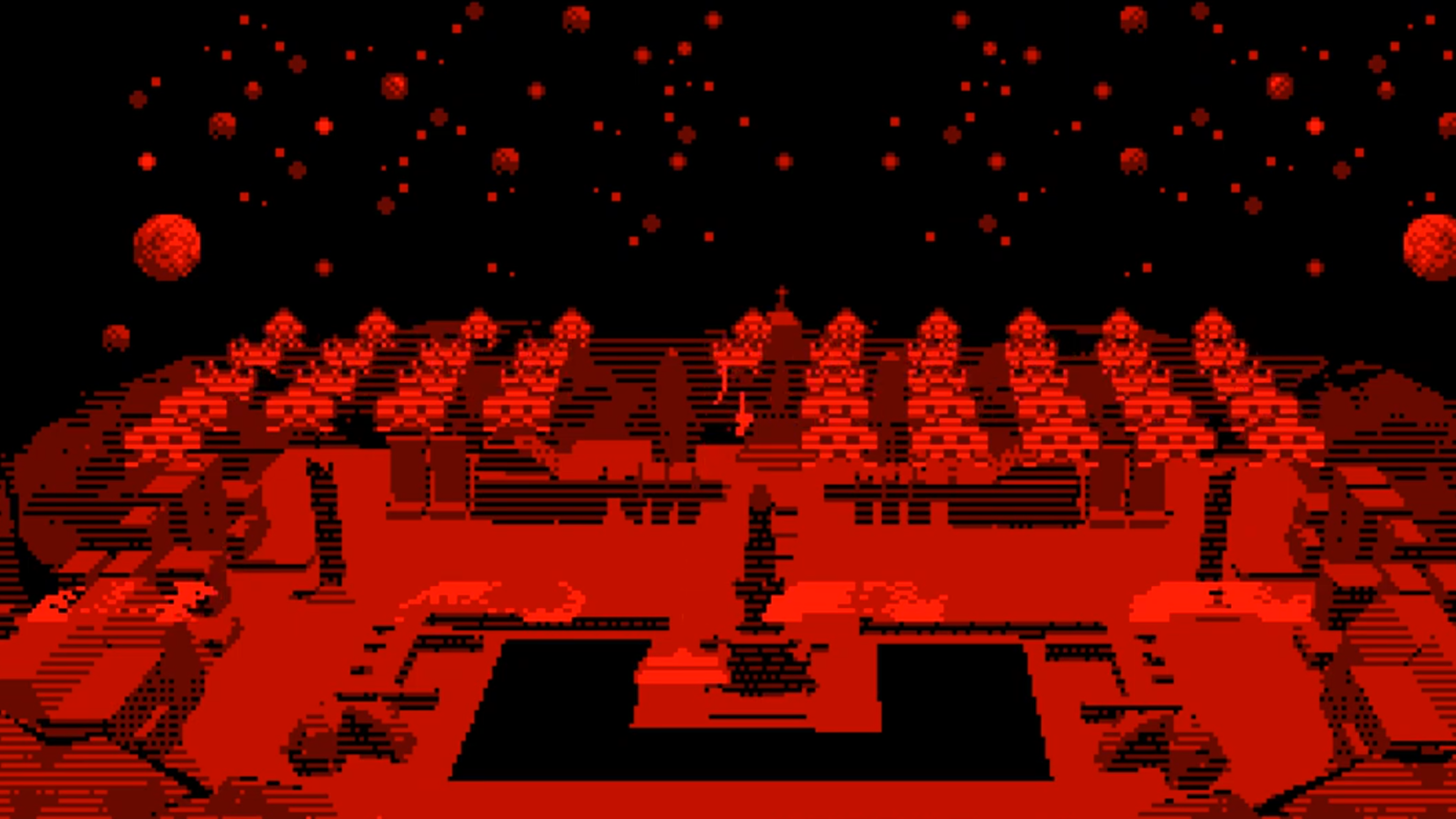 Space Invaders virtual boy gameplay