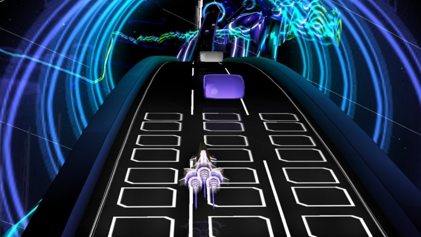 AudioSurf gameplay